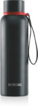 Borosil Trek Vacuum Insulated Water Bottle 22 & 24 Hrs Hot & Cold 850 Ml Flask(Pack Of 1, Black, Steel)