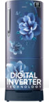 Samsung 183 L Direct Cool Single Door 4 Star Refrigerator With Base Drawer  With Digital Inverter(Camellia Blue, Rr20C1824Cu/Hl)