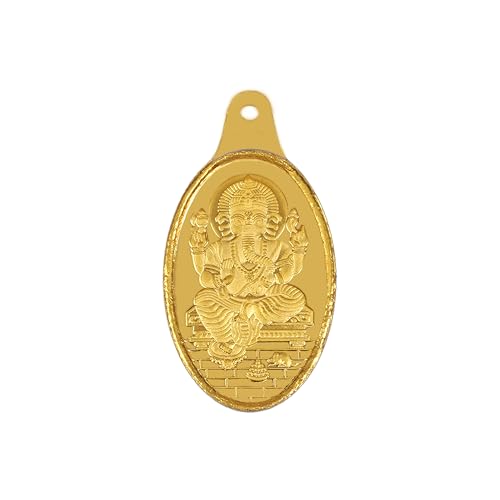 Whp Jewellers 24Kt (999) 2 Gram Om Yellow Gold Om Pendant