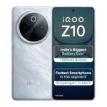 Iqoo Z10 5G (Silver, 8Gb Ram, 128Gb Stroage) | India’S Biggest Ever 7300 Mah Battery | Snapdragon 7S Gen 3 Processor | Brightest Quad Curved Amoled Display In The Segment