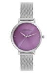 French Connection Purple Dial Color Watch For Women – Fcn050A