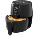 Lifelong Air Fryer | 1 Year Warranty | 1350W, 4.2L, Air Fryer For Home, Digital Air-Fryer With 6 Presets, Hot Air Circulation, Temperature & Timer Control, Up To 90% Less Oil Usage (Llhfd439, Black)