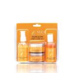 Vlcc Pedi Glow Foot Care Kit – 100G + 200Ml | Keeps Your Feet Clear, Soft, And Smooth | A Combo Of Foot Cream, Foot Scrub, Foot Cleanser, And Foot Spray.