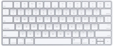 Apple Magic Keyboard Mk2A3Hn/A Bluetooth Laptop Keyboard(White)