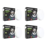 Panasonic Pvc 15W Led Round Downlight For Ceiling | Twist & Fit Round Led Modular Surface Ceiling Light For Home & Hall (Cool White,Pdlm22157-4)