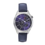 Fastrack Space Rover Quartz Analog Purple Dial Leather Strap Watch For Girls-6193Sl01