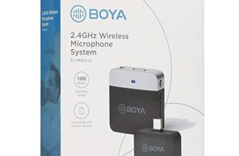 Boya By-M1Lv-U Type-C 2.4Ghz Wireless Microphone (1Transmitter+1Receiver)