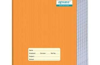Apsara King Size Notebook (Brown Cover) | 31.4 Cm X 19.4 Cm Approx | Pages – 400 Unruled | Gsm 56 | Use For School & College Students And Professionals | Gsm 56 | Covers May Differ | Pack Of 4 Books