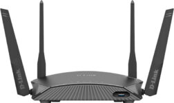 D-Link Exo Dir-2660 Wireless Router 2.4 Ghz, 5 Ghz 2600 Mbps Wifi Speed Dual Band External Antenna Ethernet (Cable Broadband)(Black)