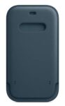 Apple Leather Sleeve Basic Case With Magsafe For Iphone 12, 12 Pro (Baltic Blue)