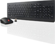Lenovo Kb Mice_Bo Wireless Standard Laptop Keyboard Compatible With Desktop, Laptop, Mac Stand Support,Multimedia_Keys,Gx30L66303(Black)