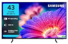 Samsung 108 Cm (43 Inches) Crystal 4K Vista Ultra Hd Smart Led Tv Ua43Ue81Afulxl