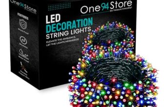 One94Store 36 Ft Multicolor Led Pixel String Light | 360° Decorative Copper Wire Fairy Lights For Diwali, Christmas, Wedding, Party & Home Decoration | Bright Serial Led | (Pack Of 1)