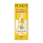 Ponds Serum Boost Sunscreen Serum Prevent And Fade Dark Patches With The Power Of Spf 50 And Niacinamide-C Serum 14Ml.