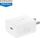 Samsung 25 W Gan 3 A Wall Charger For Mobile(White)