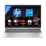 Hp 15, 13Th Gen Intel Core I5-1334U (16Gb Ddr4, 512Gb Ssd) Anti-Glare, Micro-Edge, 15.6”/39.6Cm, Fhd, Win 11, Office 24, Silver, 1.59Kg, Fd0467Tu, Iris Xe Graphics, Fhd Camera, Backlit Kb Laptop
