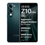 Iqoo Z10 Lite 5G (Cyber Green, 4Gb Ram, 128Gb Storage) | 6000 Mah Battery | Dimensity 6300 5G Processor With 433K+* Antutu Score | Ip64 Rated & Military Grade Shock-Resistance*