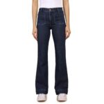 Wrangler Female Blue Relaxed Fit Mid Rise Pants