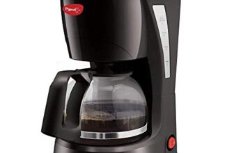 Pigeon Brewster Coffee Maker, 600 Watt, 5 Cups Drip Coffee Maker (Black)