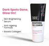 Thriveco Brightening Pro Cleanser For Women With Kojic Acid, Alpha Arbutin & Glutathione Face Wash(100 Ml)