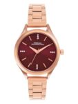 French Connection Analog Marron Dial Women’S Watch-Fcn099Rgm