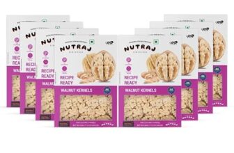 Nutraj Recipe Ready Walnut Kernels 2 Kg (250G X 8) Without Shell | Akhrot Giri | Dry Fruits | Nuts | Grocery Items