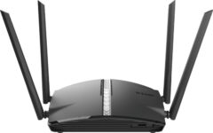 D-Link Dir-1360 Wireless Router 2.4 Ghz, 5 Ghz 1300 Mbps Wifi Speed Dual Band External Antenna Ethernet (Cable Broadband)(Black)