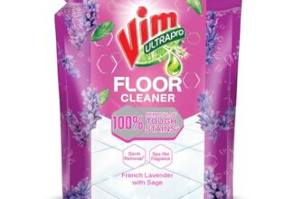 Vim Floor Cleaner: 1.8L | French Lavender With Sage | 100% Removal Of Stains For Complete Clean Floors & Long Lasting Fragrance