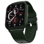 Maxima Max Pro Sky 1.85″ Hd Smart Watch With Bluetooth Calling, Ai Voice Assistant, Add Personalised Qr, Always On Display For 30 Min, Hr/Spo2/Stress/Sleep Monitor, 550Nits Brightness (Army Green)