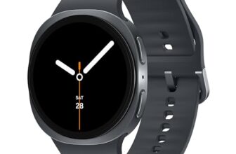 Samsung Galaxy Watch8 (44Mm, Lte, Graphite) With 3Nm Processor | Dual Gps | Sapphire Glass & Armor Aluminum | 5Atm & Ip68 | Bp, Ecg, Ihrn & Vascular Load Monitoring | Anti-Oxidant Index