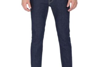 U.S. Polo Assn. Men’S Brandon Slim Tapered Fit Mid Rise Jeans (Udjeno0823_Blue – Light Washed_30)