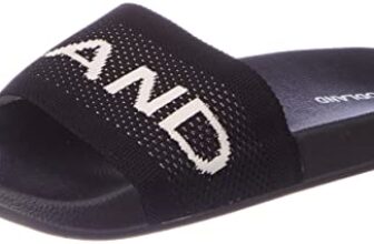 Woodland Mens Ff 4054021 Black Flip-Flop – 7 Uk (41 Eu)(Ff 4054021)