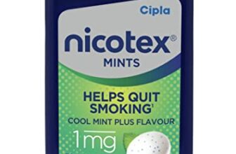 Cipla Nicotex Mints | Nicotine 1Mg Lozenges (60 Pcs) | Helps Quit Smoking | Sugar Free | Cool Mint Plus Flavour (10 * 6 Pcs)