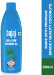 Bajaj 100% Pure Coconut Oil 600Ml Made With Premium Grade 1 Quality Coconuts Hair Oil(600 Ml)
