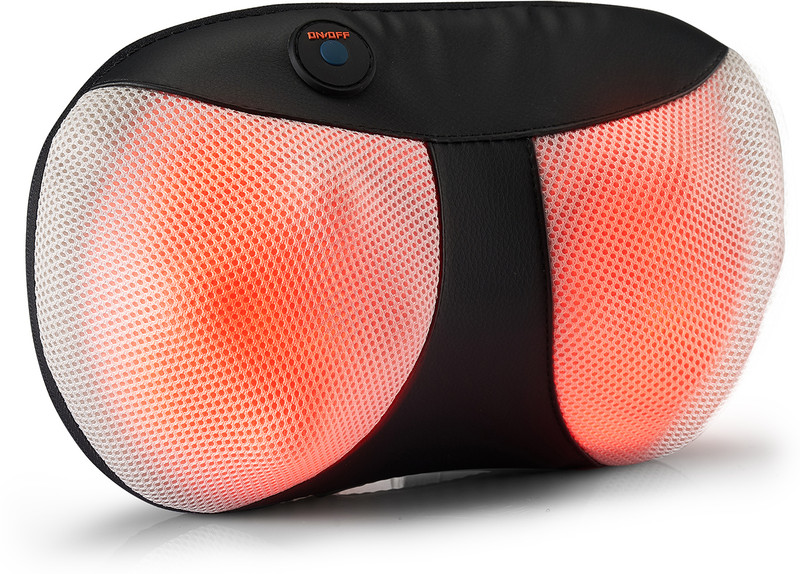 Lifelong Llm369 Llm369 Heated Massage Pillow For Back, Head And Stomach Pain Relief Massager(Black)