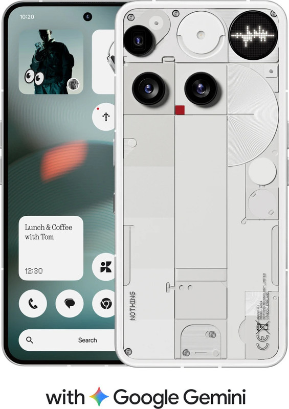 Nothing Phone (3) (White, 256 Gb)(12 Gb Ram)