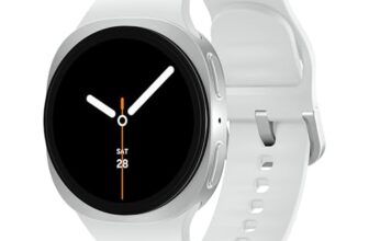 Samsung Galaxy Watch8 (44Mm, Bluetooth, Silver) With 3Nm Processor | Dual Gps | Sapphire Glass & Armor Aluminum | 5Atm & Ip68 | Bp, Ecg, Ihrn & Vascular Load Monitoring | Anti-Oxidant Index