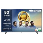 Hisense 126Cm (50 Inches) E63N Series 4K Ultra Hd Smart Google Led Tv 50E63N
