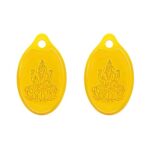 Muthoot Pappachan Swarnavarsham 24K (999) Combo Gold Oval Lakshmi Pendant 10 Gram (5Gm Each X 2 Pcs)
