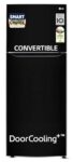 Lg Smart Choice, 446 L, 1 Star, Convertible, Door Cooling+, Smart Inverter Compressor, Frost Free Double Door Refrigerator (Gl-T502Cesr, Ebony Sheen, Express Freeze & Multi Air Flow)