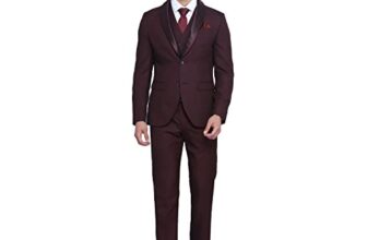 Blackberrys Checks Polyester Viscose Slim Fit Mens Occasion Wear Suit (Purple, Size 38)