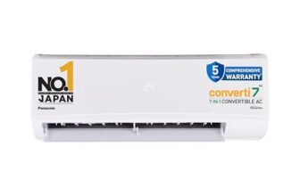 Panasonic 1.4 Ton 3 Star Inverter Split Ac (Powerful Mode, Copper Condenser, 7In1 Convertible, 2-Way, Pm 0.1 Filter, Cs/Cu-Su17Aky3T, White)