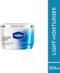 Vaseline Cloudsoft Lightmoisturiser,100Hours Nonsticky Hydration,Ceramides&Hyaluron 300Ml(300 Ml)