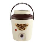 Cello Atlas Insulated Water Jug, 15 Litres, Brown