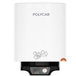 Polycab Celestia 5-Star 25L Water Heater (Geyser) | 5-Yr Tank & 2-Yr Product Warranty | Temperature Control Knob | Enhanced Safety, Rust Proof Tank | Efficient Heating【White】
