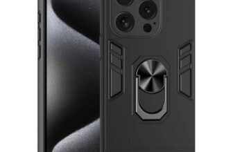 Amazon Basics Basic Case For Apple Iphone 15 Pro (Polycarbonate, Thermoplastic Polyurethane_Black)