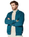Amazon Brand – Symbol Men’S Cotton Blend Banded Collar Sweat Shirt (Aw18Mnssw03_Fog Teal Mel_Xl_Fog Teal_Xl)