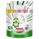 Ariel Liquid Detergent Front Load – 4L | Removes 7 Day Dried-In Stains In 1 Wash Inside Washing Machine | Now At Price Of Powders | Amazing Fragrance | Protects Colours | Dissolves Faster