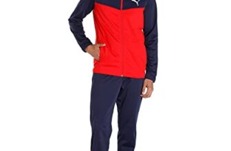 Puma Mens Cr Tracksuit Ii, Red-Peacoat, S (60600101)
