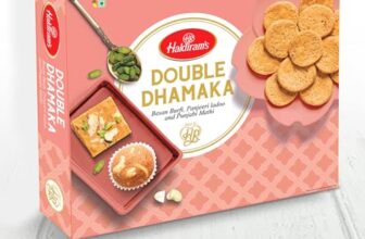 Haldirams Double Dhamaka 550 Gm, (Contains Besan Burfi, Panjeeri Ladoo, Punjabi Mathi)